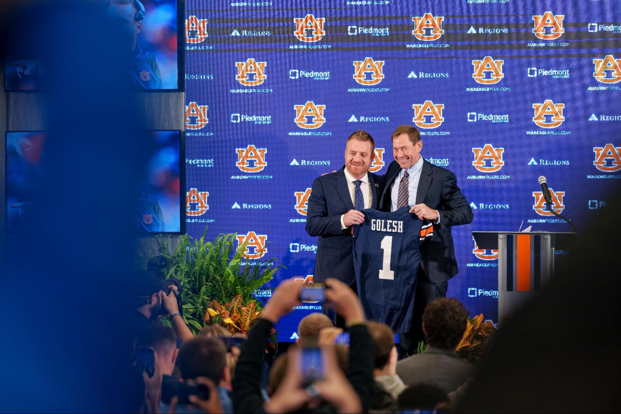 Alex Golesh head coaching hire production still